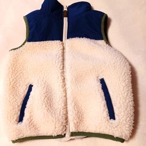 NWOT Carter's Zip-up Navy & Ivory 3T Vest
